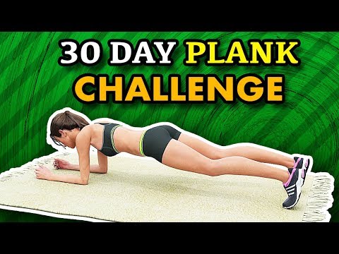 30 Day Plank Challenge At Home - Lose Body Fat, Get Skinny