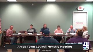 Argos Town Council 11-21-18