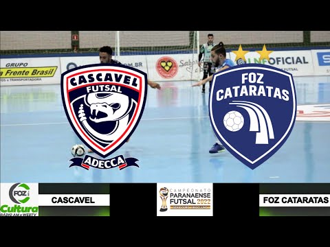 AO VIVO - CASCAVEL X FOZ CATARATAS POKER FUTSAL - SÉRIE OURO DE FUTSAL