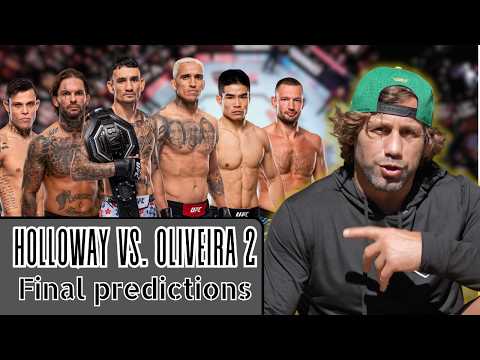 UFC 326: Max Holloway Vs Charles Oliveira! Who Will be the BMF?
