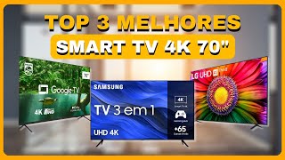 ?TOP 3 Melhores SMART  TV 4K 70”  para comprar! Qual melhor SMART  TV 4K 70”?