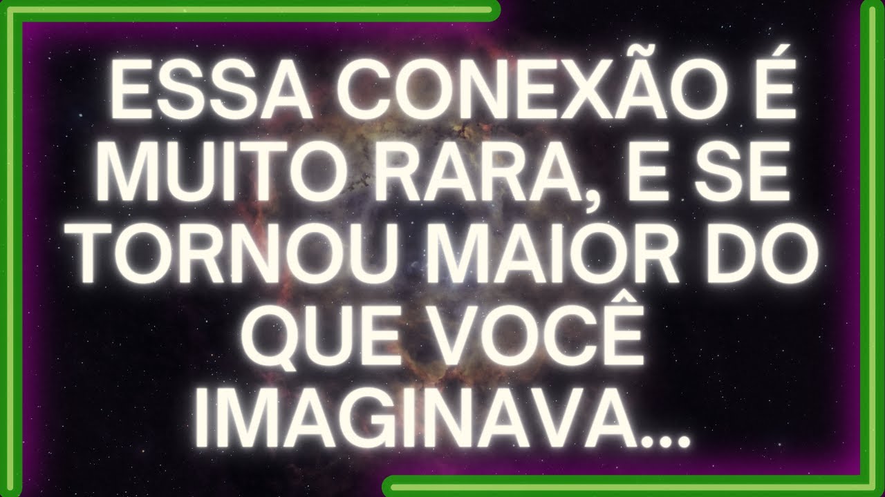 MENSAGEM dos Anjos: Essa Conexão É MUITO RARA, E Se Tornou MAIOR DO QUE Você Imaginava...