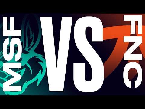MSF vs. FNC | 2021 LEC Spring Week 1 Day 1