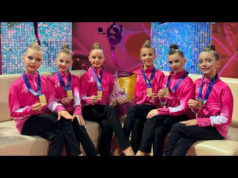 Всероссийские соревнования по художественной гимнастике|Команда «Рекорд»❤️‍🔥 5 обручей| 1 взрослый