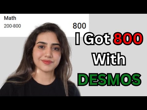 I Solved a Full SAT Math Timed Test Using Desmos (Scored 800)