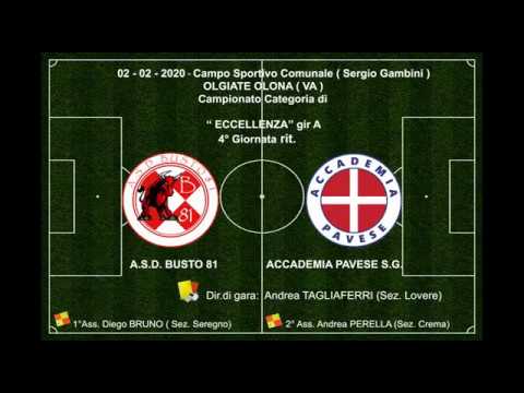 02-02-2020 Highlights A.S.D. Busto 81 - Accademia Pavese S.G. 4-0