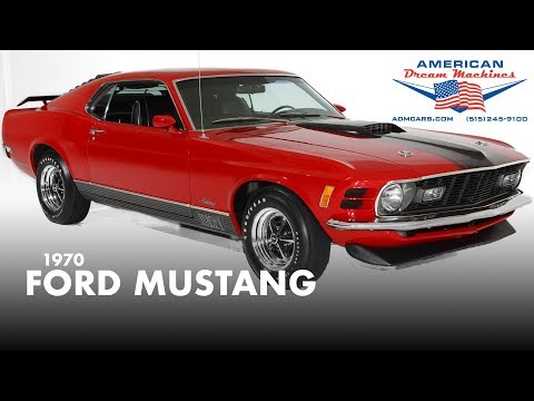 1970 Ford Mustang Mach 1 - For Sale - Candy Apple Red