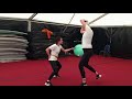 Arya And Brienne Prepare For The Duel Scene Behind The Scenes Game Of Thrones Season 7