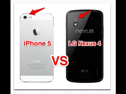 Vídeo cámara LG Nexus 4 VS iPhone 5