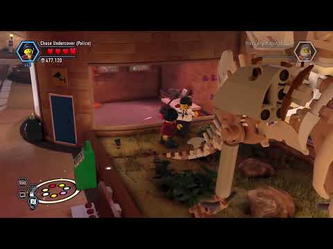LEGO City Undercover - Special Assignment 8 - The Colossal Fossil Hustle - Uptown Museum (Free Play)