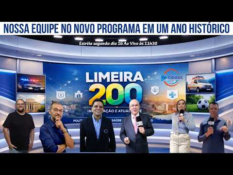 Limeira 200 jornalismo do povo com repórteres nas ruas trazendo as principais noticias do dia