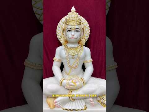 1.5 feet marble hanuman statue, for worship, packaging type:...