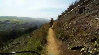 preview picture of video 'Afan Forest - The Wall - Mountain Biking'