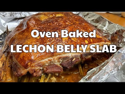 OVEN BAKED LECHON BELLY SLAB | Mini Cebuchon | Josie’s Pinoy Kitchen