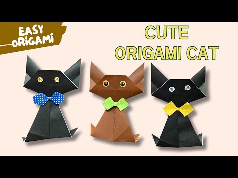Cute Puppy Origami Tutorial  Easy Dog Paper Craft for Beginners