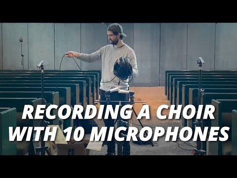 10 Mic Setup For Recording A Choir (Timelapse)