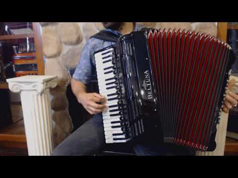 BELTLEADGHVBK - Black Beltuna Leader V Special Amplisound Piano Accordion LMMMH 41 120 $12999