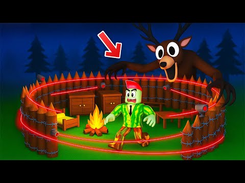 Het Veiligste Huis Bouwen In 99 Nachten In Het Bos... In Roblox!