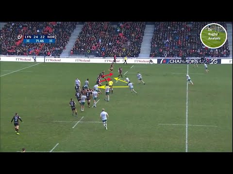 Going Against The Grain: Northampton's fourth try against Lyon