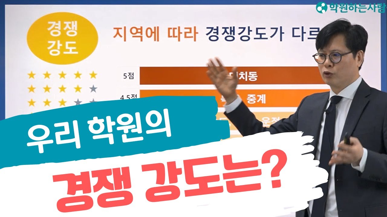 [학원마케팅 전략] 우리 지역의 온라인마케팅 경쟁 강도는?