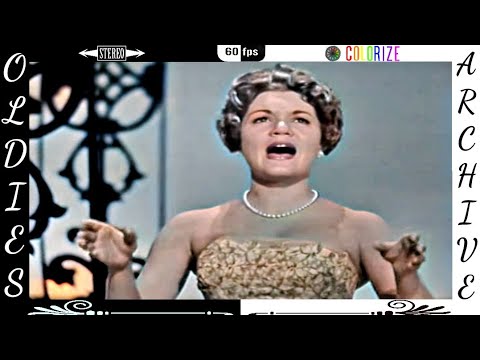 Connie Francis - Lipstick On Your Collar (Live TV Show, 1959) [Colorize + Stereo + 60fps]