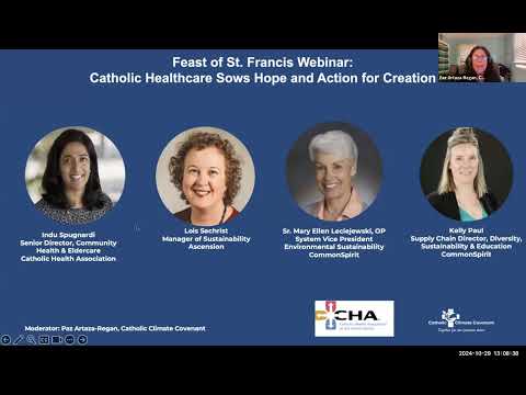 Feast of St. Francis Webinar: Catholic Healthcare Sows Hope and Action for Creation