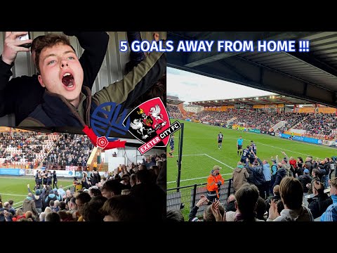 BOLTON ABSOLUTELY BATTER EXETER CITY 5-1 !!! MASSIVE AWAY WIN FOR BOLTON IN THE RACE FOR PROMOTION