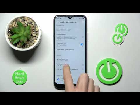How to Manage Battery Percentage on ZTE BLADE A71 - Turn On/Off Battery Indicatior