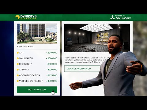 GTA 5 - Buying The NEW $5,000,000 AGENCY Business Property! (The Contract DLC)