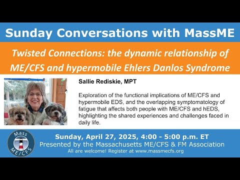 Sunday Conversations April 2025 - ME/CFS and hEDS with Sallie Rediske