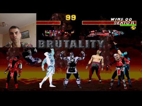 Секретные и двойные Fatality у Sub zero в UMK3