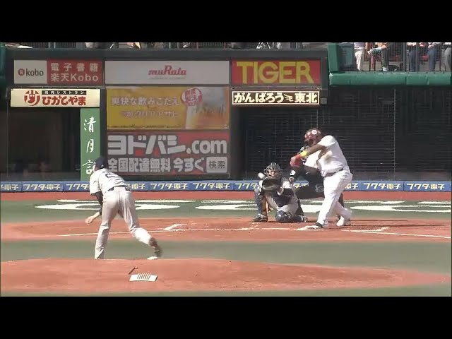 【1回裏】イーグルス4番も負けじとタイムリー!! ウィーラーの軽打で1点返す 2015/9/19 E-Bs