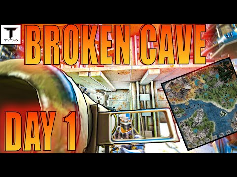 Claiming The Most Broken Cave Day 1 On Ark Fjordur