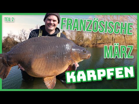 🇫🇷 Big Fish im März 🎣  - Teil 2 | Baggersee Frühjahr Dosenmais Edges
