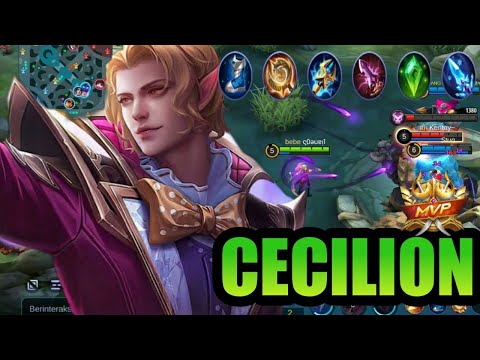 Cecilion Magic Damage❗❗Build Tersakit Cecilion-Cecilion mobile legends