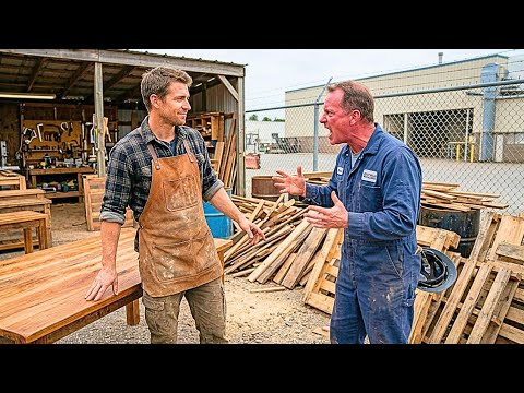 The Factory Dumped Lumber Scraps at His Fence for 11 Years — He Built a Furniture Mill From It