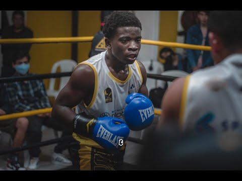 Johan Segura KO - Maicol Diaz - 3er Round - SEMIFINALES - GALERAS BOXING SUPER SERIES