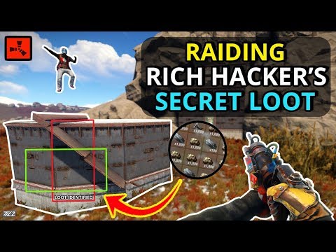 Stacked HACKER'S SECRET LOOT ROOM Gets REVENGE Soft-Side RAIDED!! - RUST Survival