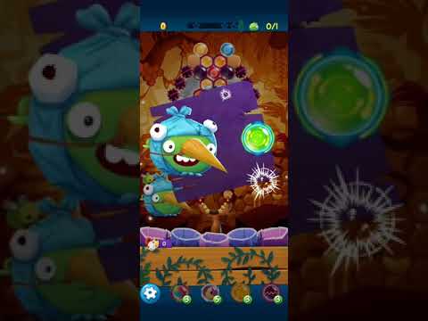 Angry birds pop bubble shooter level 124 3 STARS NO BOOSTER