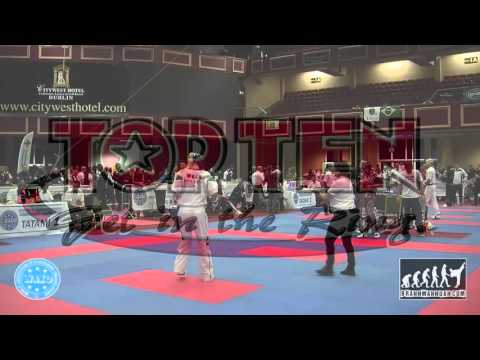 Henrietta Nagy HUN v Nicole Pelland USA WAKO World Championships 2015