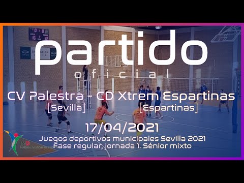 Partido sénior masculino CV Palestra Xtrem Espartinas. IMD 2021. Jornada 1
