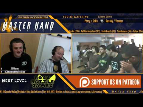 Losers Semis- Russky Vemnzr vs. Percy Sells - Master Hand #12 ft. BlazingSkie #1 StL