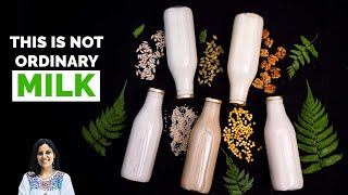 Download lagu How To Make Plant Based Milk | Vegan Milk | Walnut | Quinoa | Pumpkin | Sunflower | Yellow Split Pea mp3