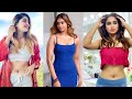 Shivani Narayanan Blue Bodycon Dress Photoshoot And Cut Out Black Dress Fashion Looks Part 2