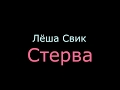 Караоке "Леша Свик - Стерва" Караоке "Леша Свик - Стерва"