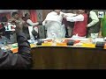 Watch BJP MLA MP Thrash Each Other With Shoes Slaps During A Meeting In UP