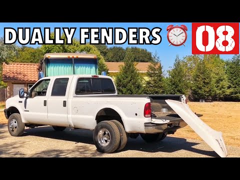 Part 8 - 2001 F350 Project - Dually Fenders install