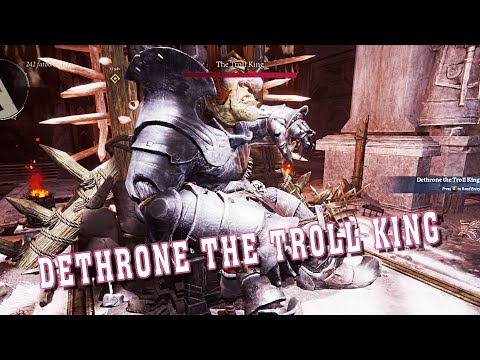 KILL The TROLL KING ⚔️ The HARDEST Boss Fight ⚔️ The Lord of the Rings: Return to Moria Guide HD