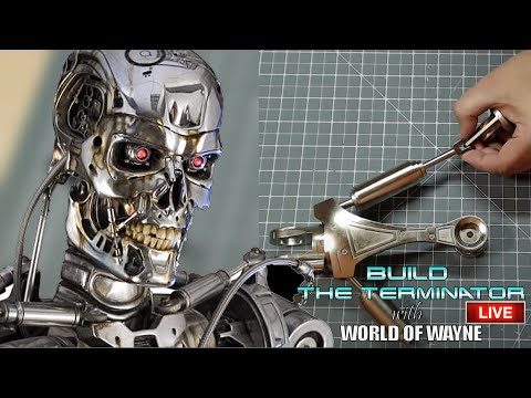 Build the Terminator Live - Part 79 - Finishing the top left Arm and Finger