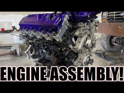 6.0 POWERSTROKE ENGINE ASSEMBLY!!!